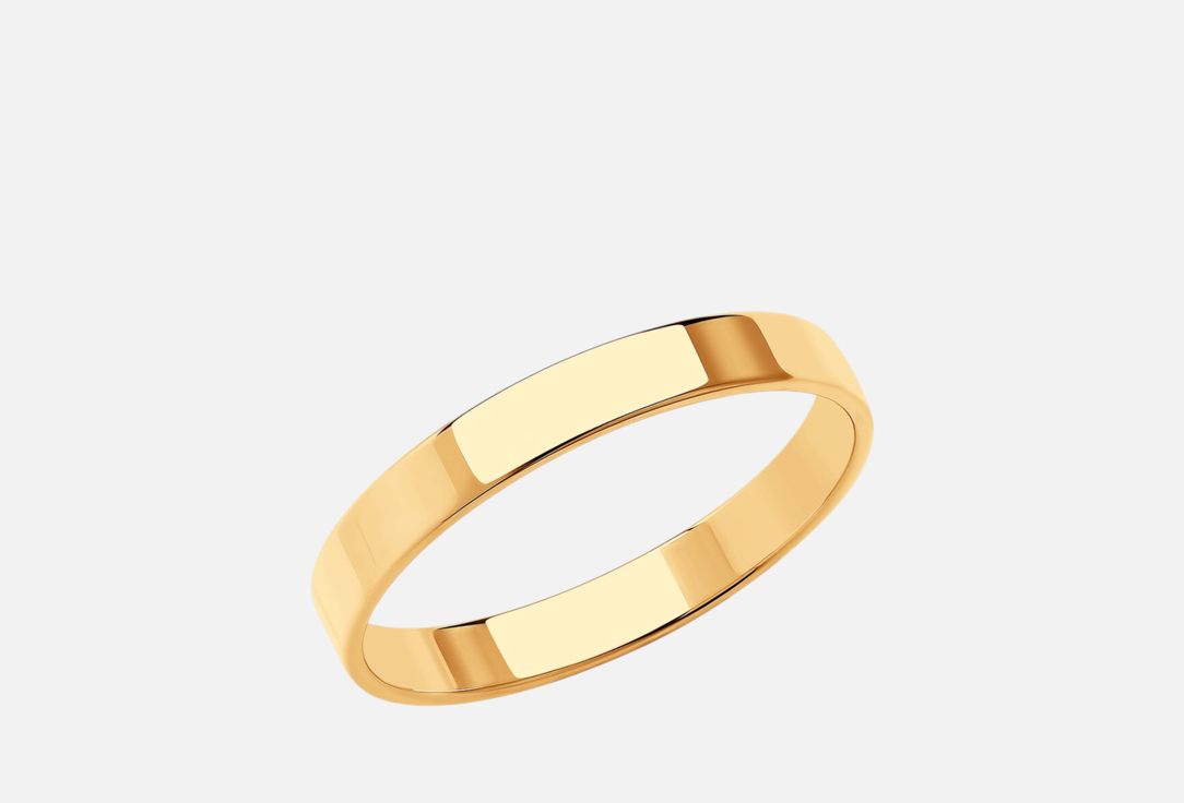 Изображение товара Обручальное кольцо из красного золота пробы 585 SOKOLOV без вставки