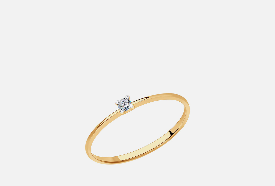 Изображение товара Кольцо золотое SOKOLOV с бриллиантом проба 585