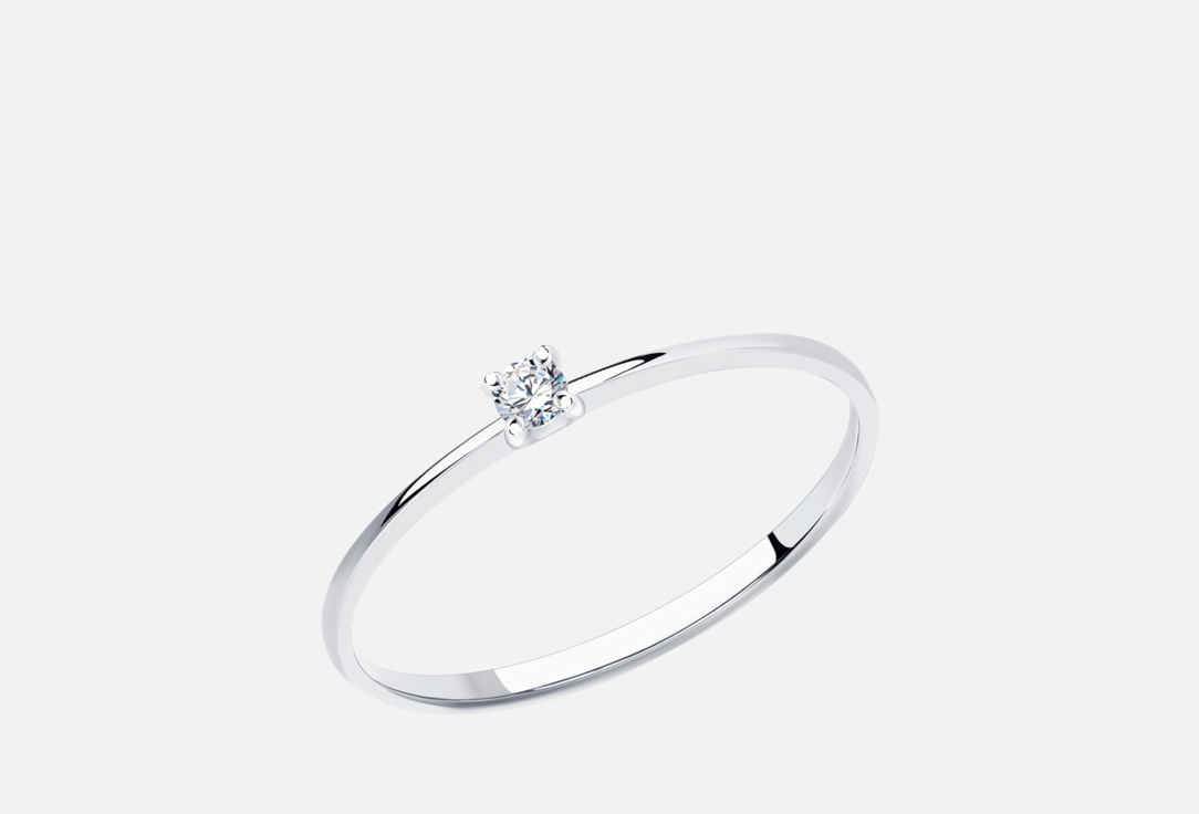 Изображение товара Кольцо золотое SOKOLOV с бриллиантом 585 пробы для женщин