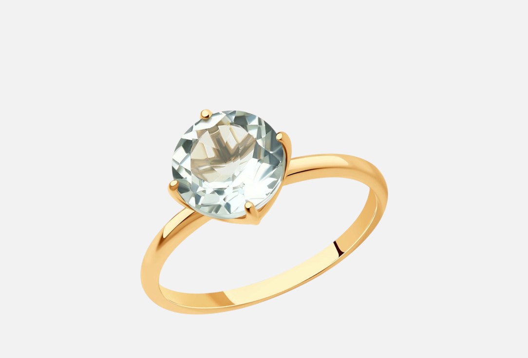 Изображение товара Кольцо золотое SOKOLOV Празиолит