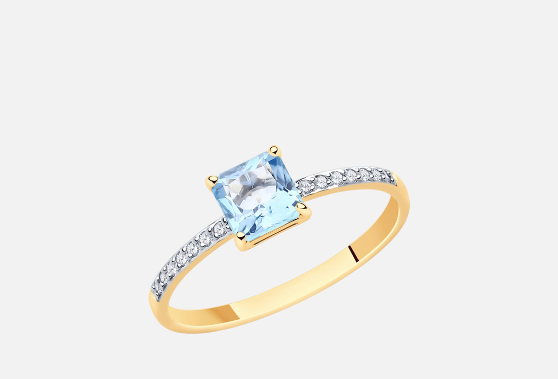 Изображение товара Кольцо золотое SOKOLOV Топаз