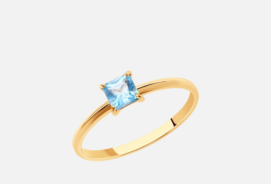 Изображение товара Кольцо золотое SOKOLOV Топаз