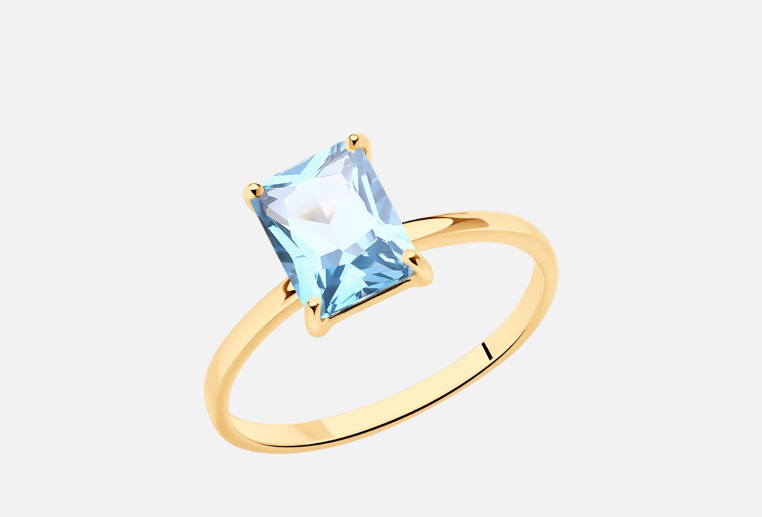 Изображение товара Кольцо золотое SOKOLOV Топаз