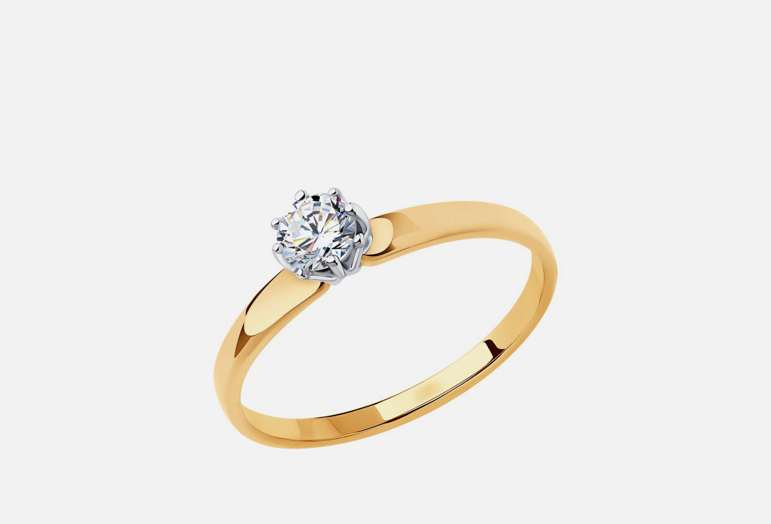 Изображение товара Кольцо золотое SOKOLOV Фианит