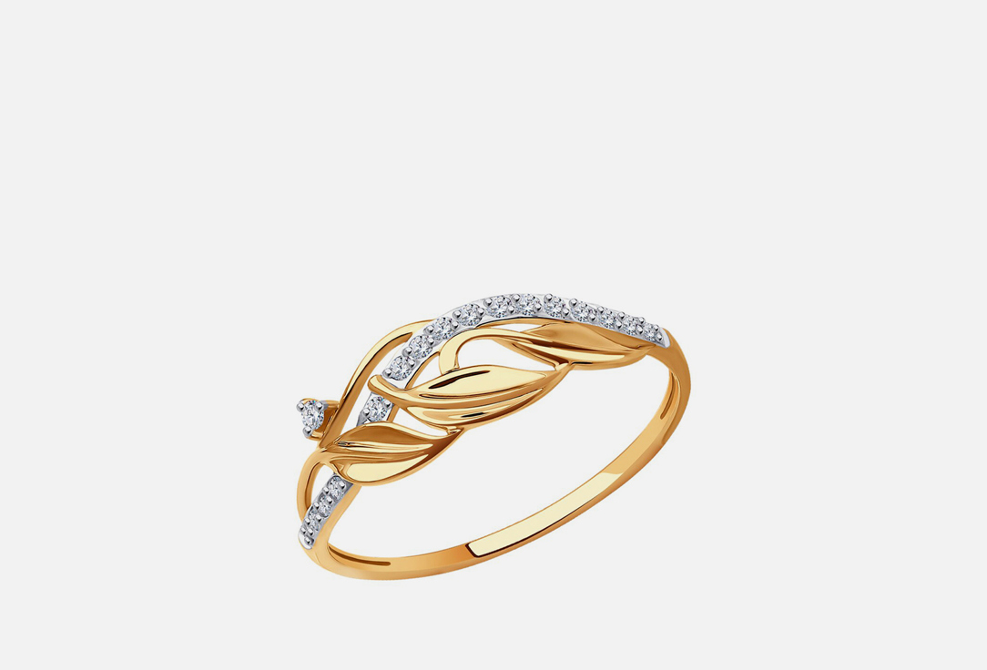 Изображение товара Кольцо золотое SOKOLOV Фианит