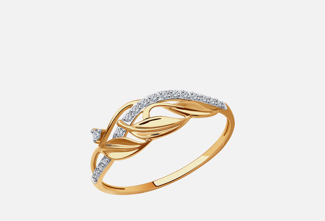 Изображение товара Кольцо золотое SOKOLOV Фианит