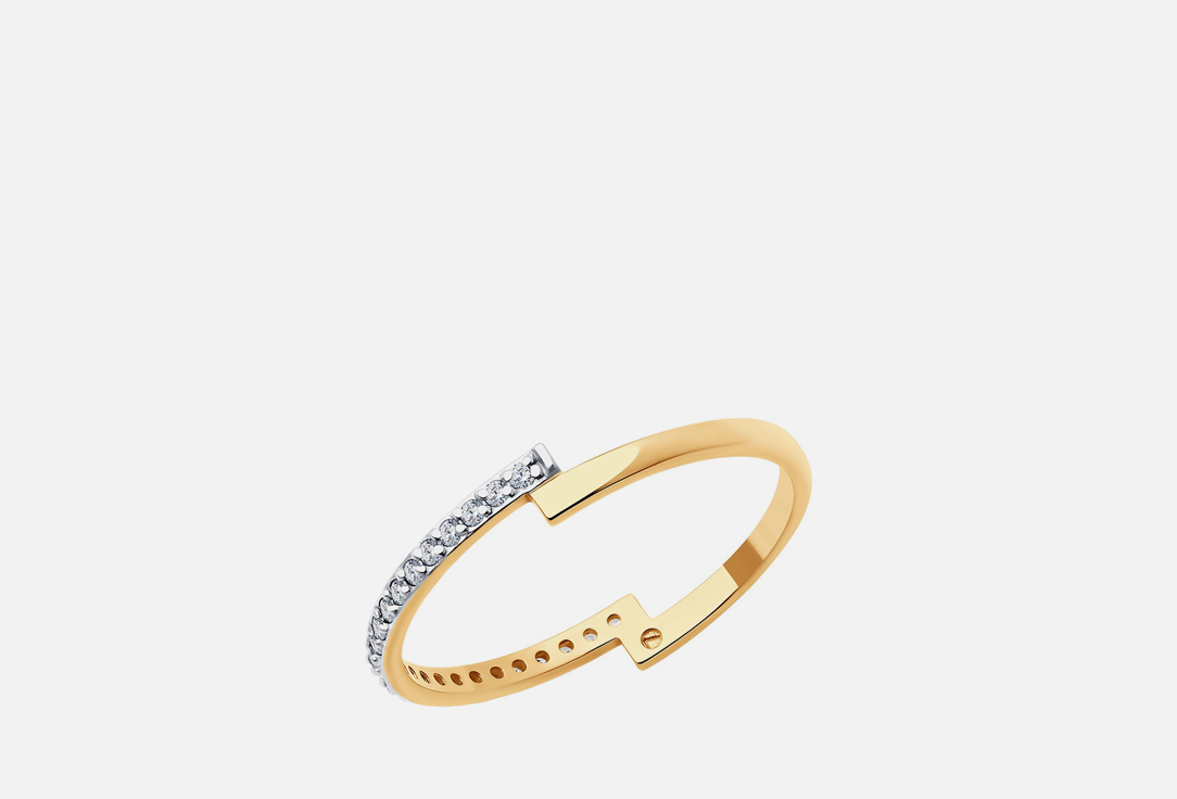 Изображение товара Кольцо золотое SOKOLOV Фианит