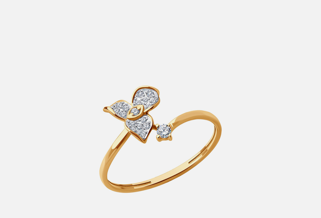 Изображение товара Кольцо золотое SOKOLOV Фианит