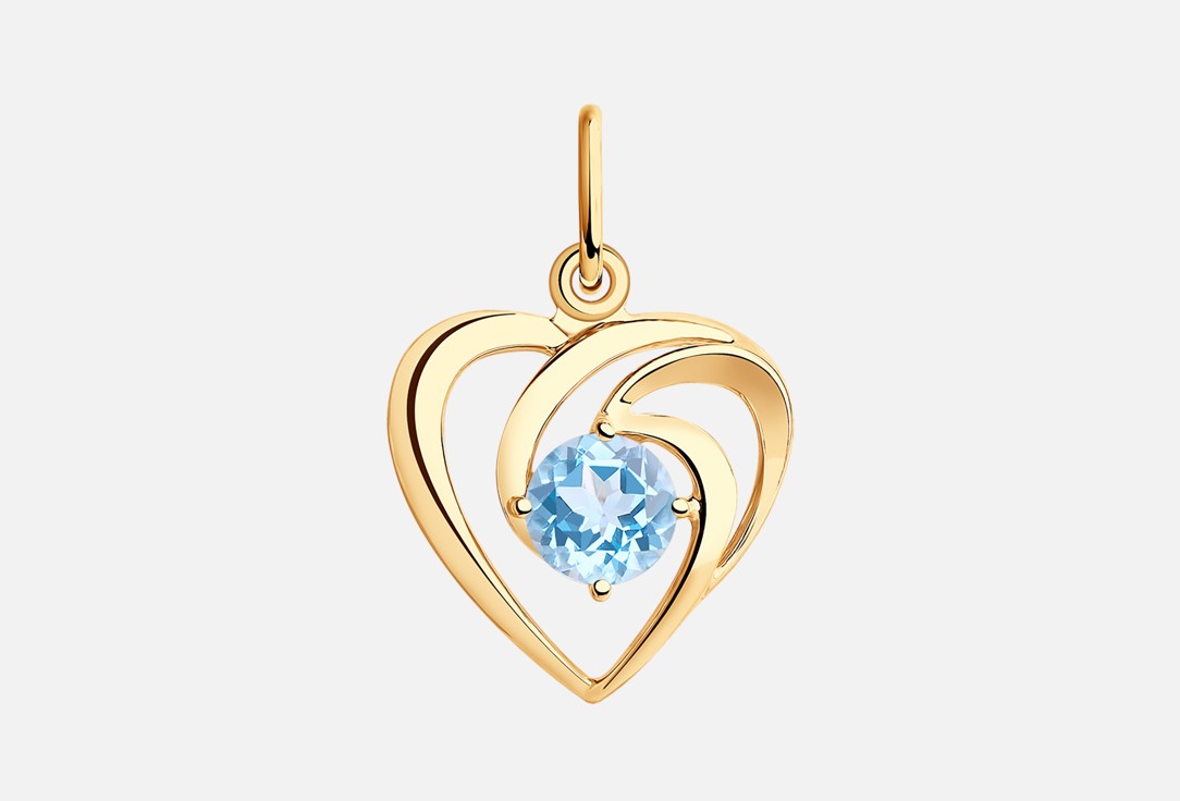 

Подвеска золотая SOKOLOV, Топаз 1 шт