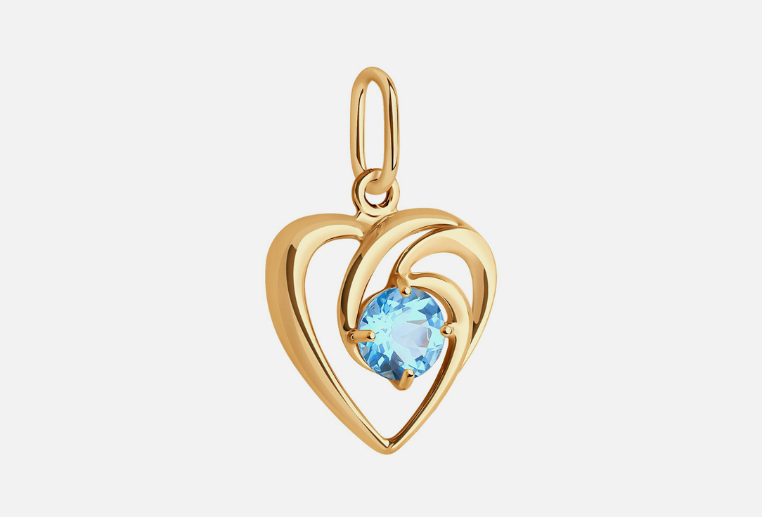 Изображение товара Подвеска золотая SOKOLOV Топаз