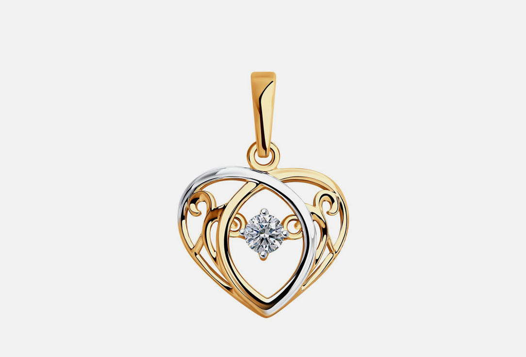 Изображение товара Подвеска золотая SOKOLOV Фианит