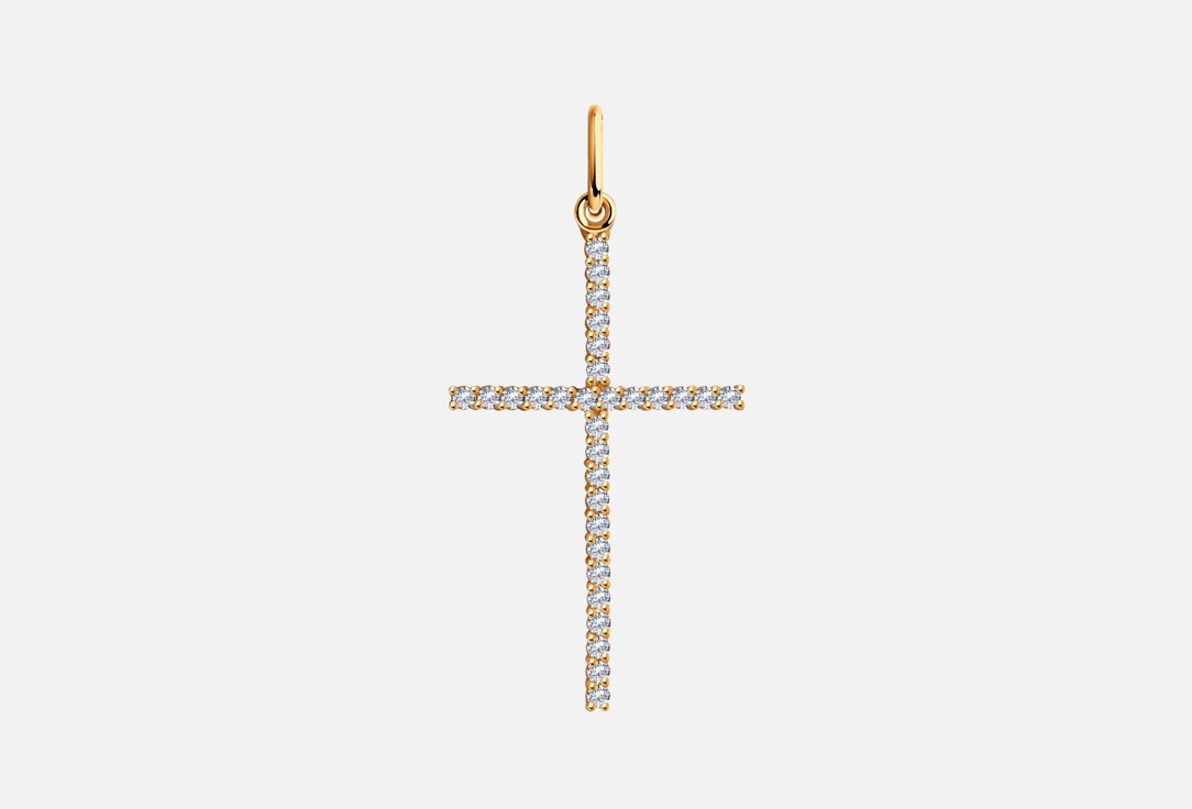 

Подвеска золотая SOKOLOV, Фианит 1 шт