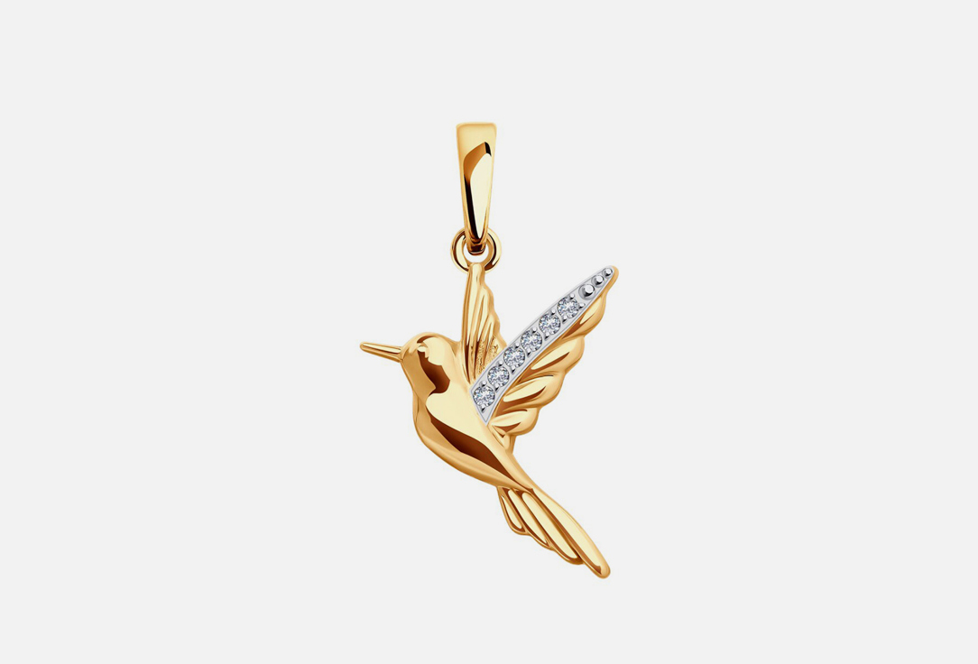 Изображение товара Подвеска золотая SOKOLOV Фианит