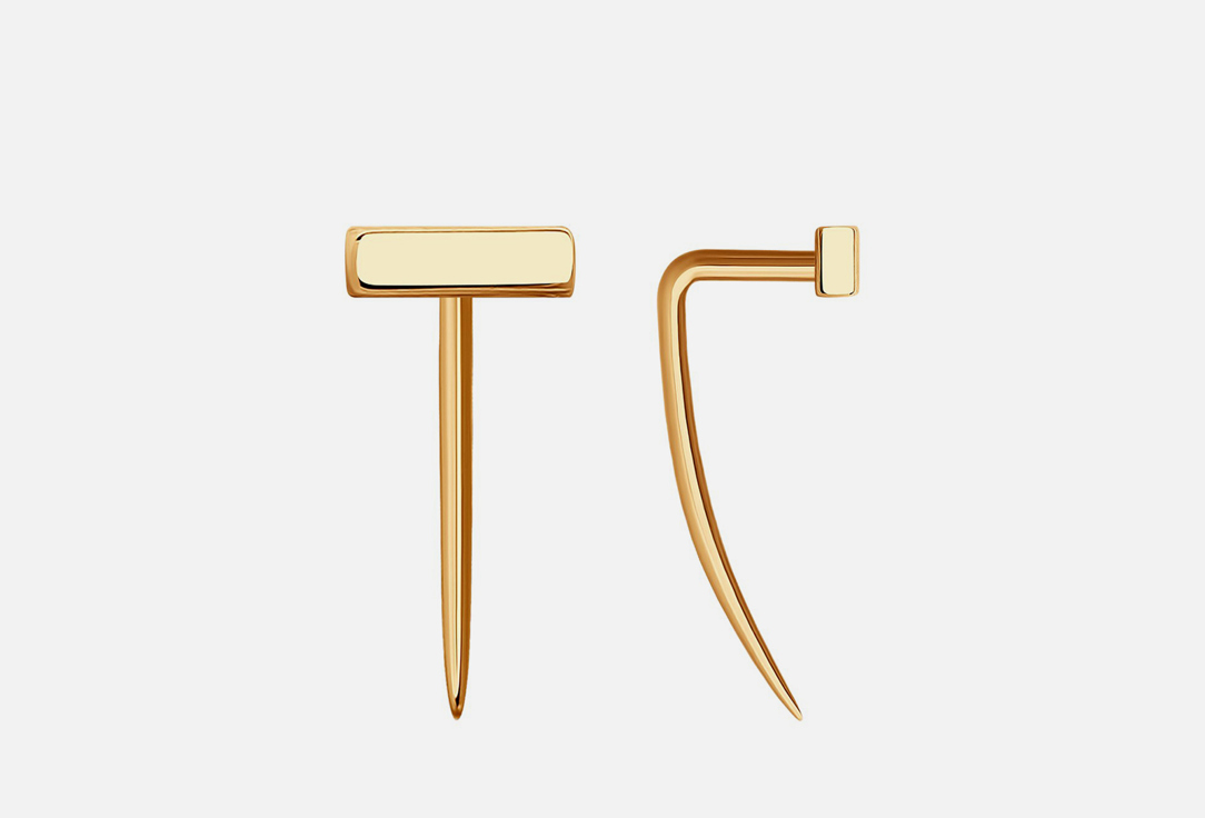 

Серьги золотые SOKOLOV, Без вставки 2 шт