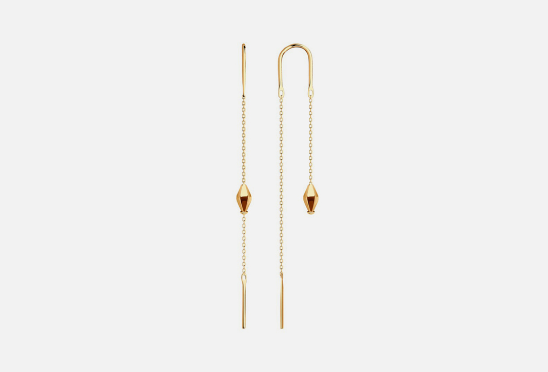 Изображение товара Серьги золотые SOKOLOV без вставки