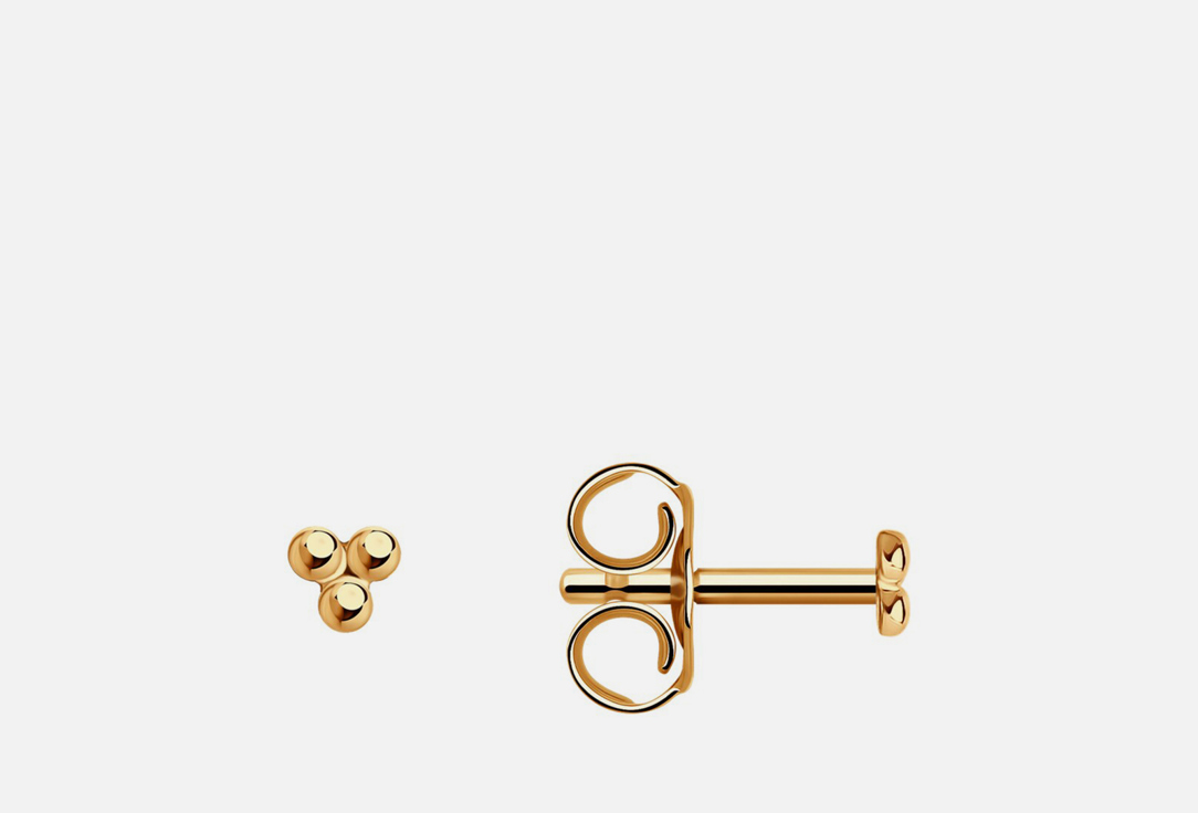 

Серьги золотые SOKOLOV, Без вставки 2 шт