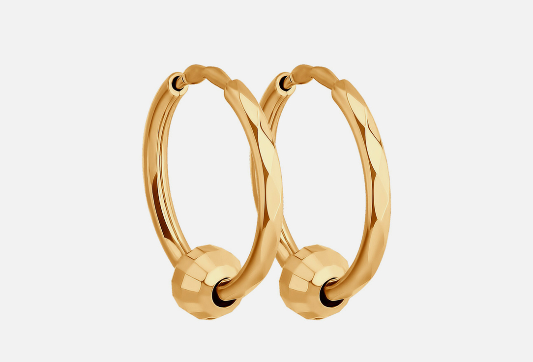 

Серьги золотые SOKOLOV, Без вставки 2 шт