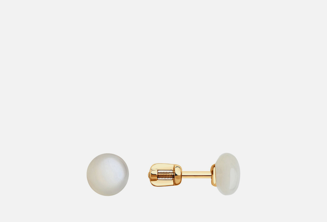 Изображение товара Серьги золотые SOKOLOV Лунный камень