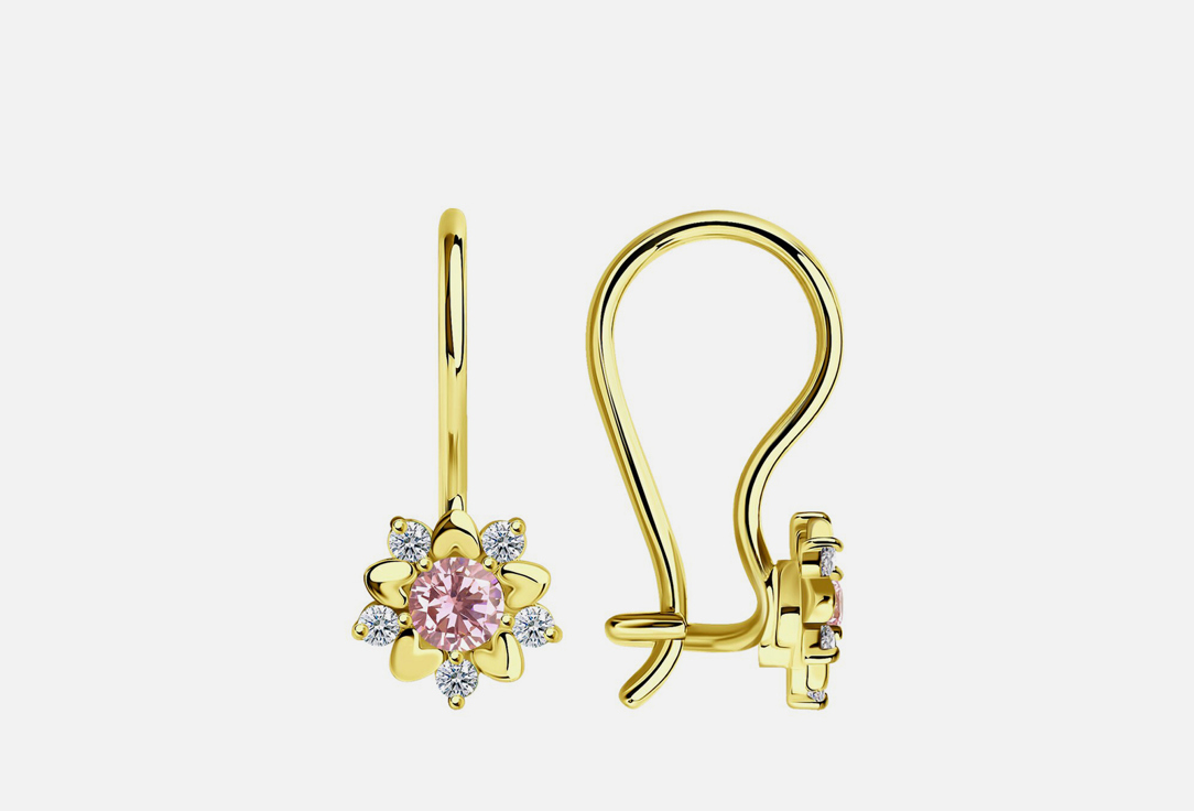 Изображение товара Серьги золотые SOKOLOV Фианит