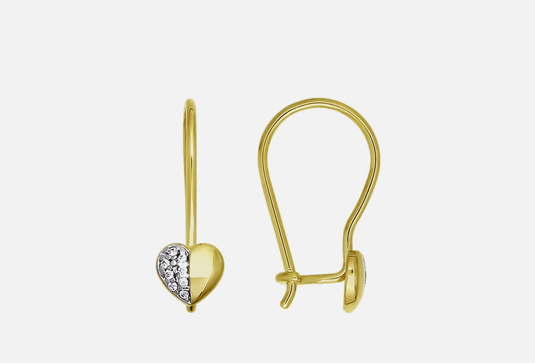 Изображение товара Серьги золотые SOKOLOV Фианит