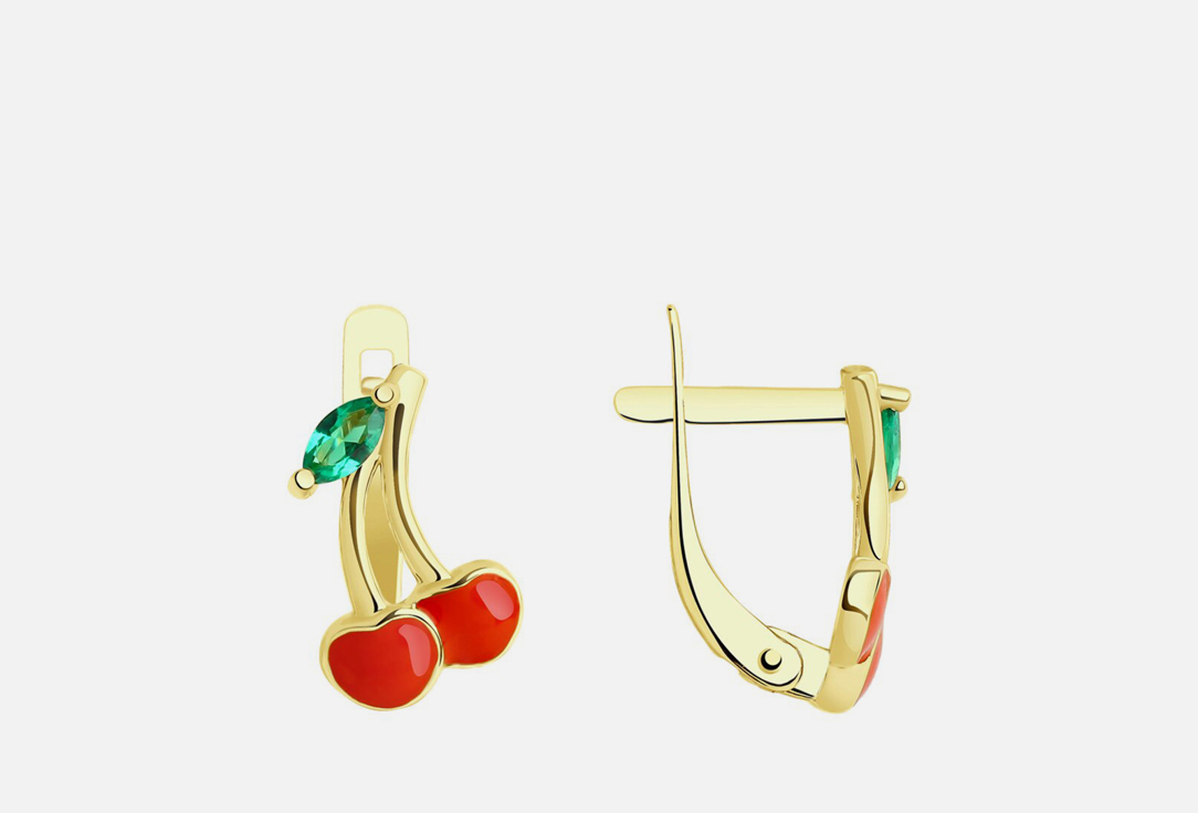 Изображение товара Серьги золотые SOKOLOV Фианит