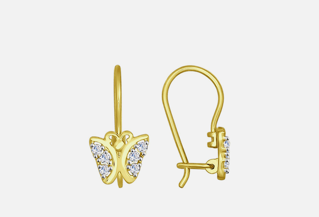 Изображение товара Серьги золотые SOKOLOV Фианит