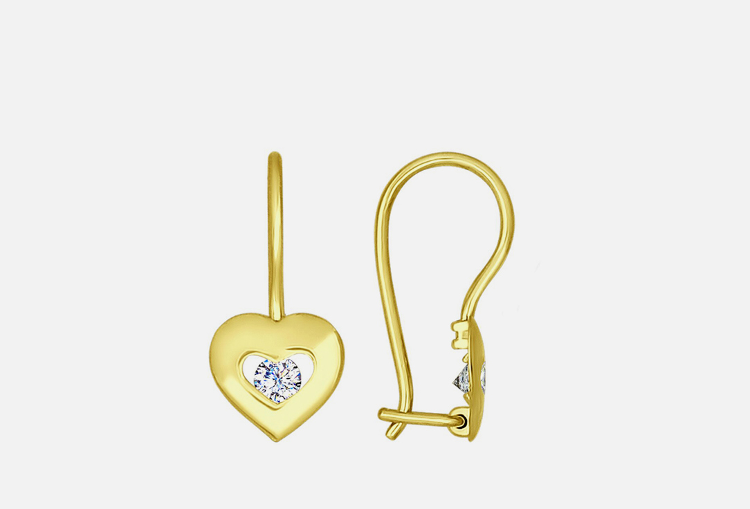 Изображение товара Серьги золотые SOKOLOV Фианит