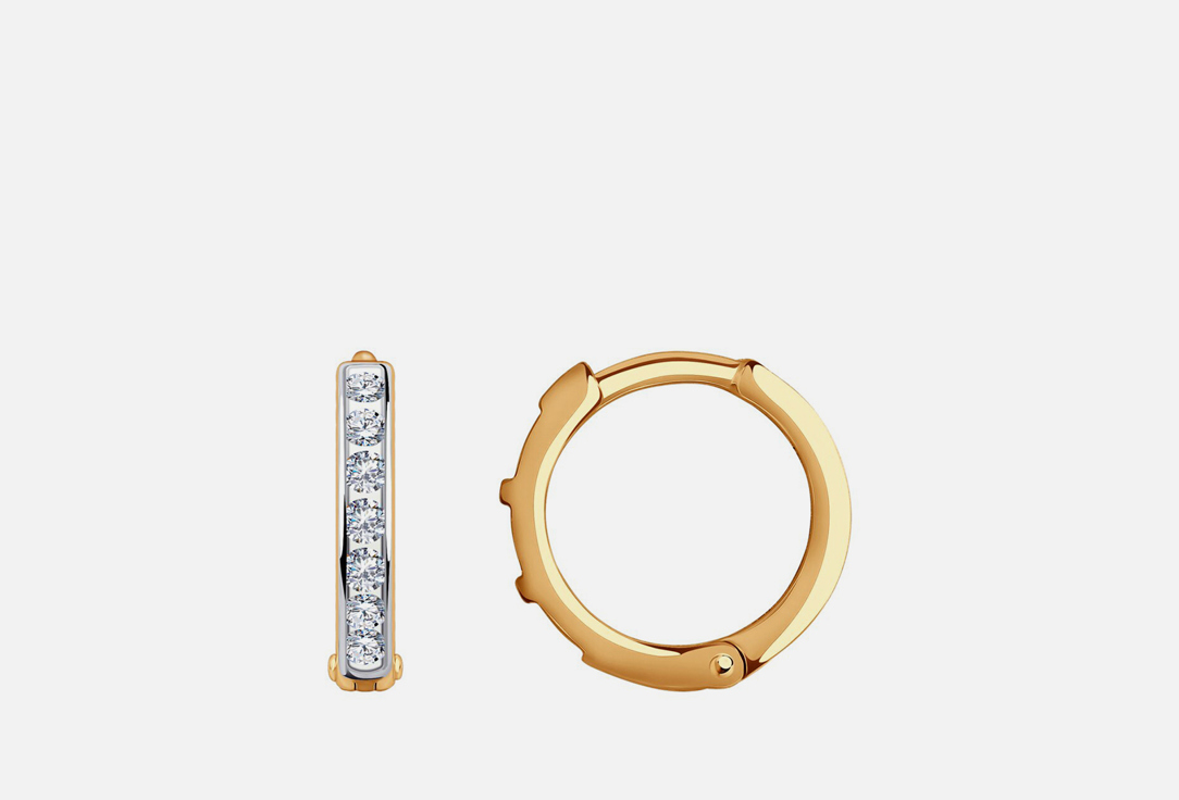 Изображение товара Серьги золотые SOKOLOV Фианит