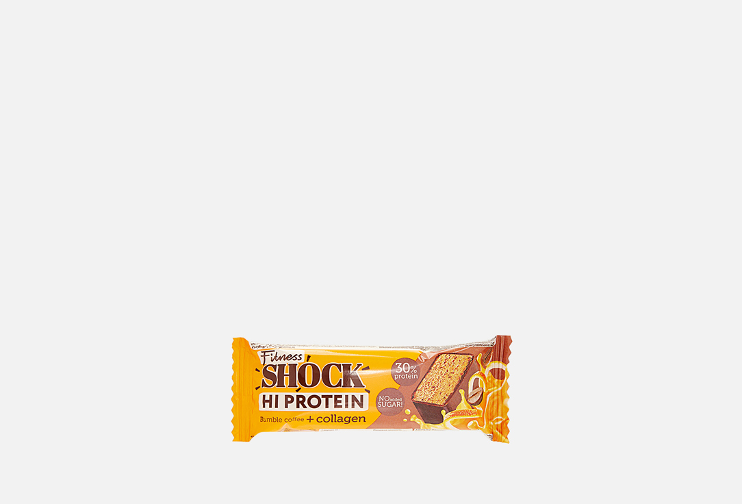 Изображение товара Протеиновый батончик FitnesShock Кофе-апельсин