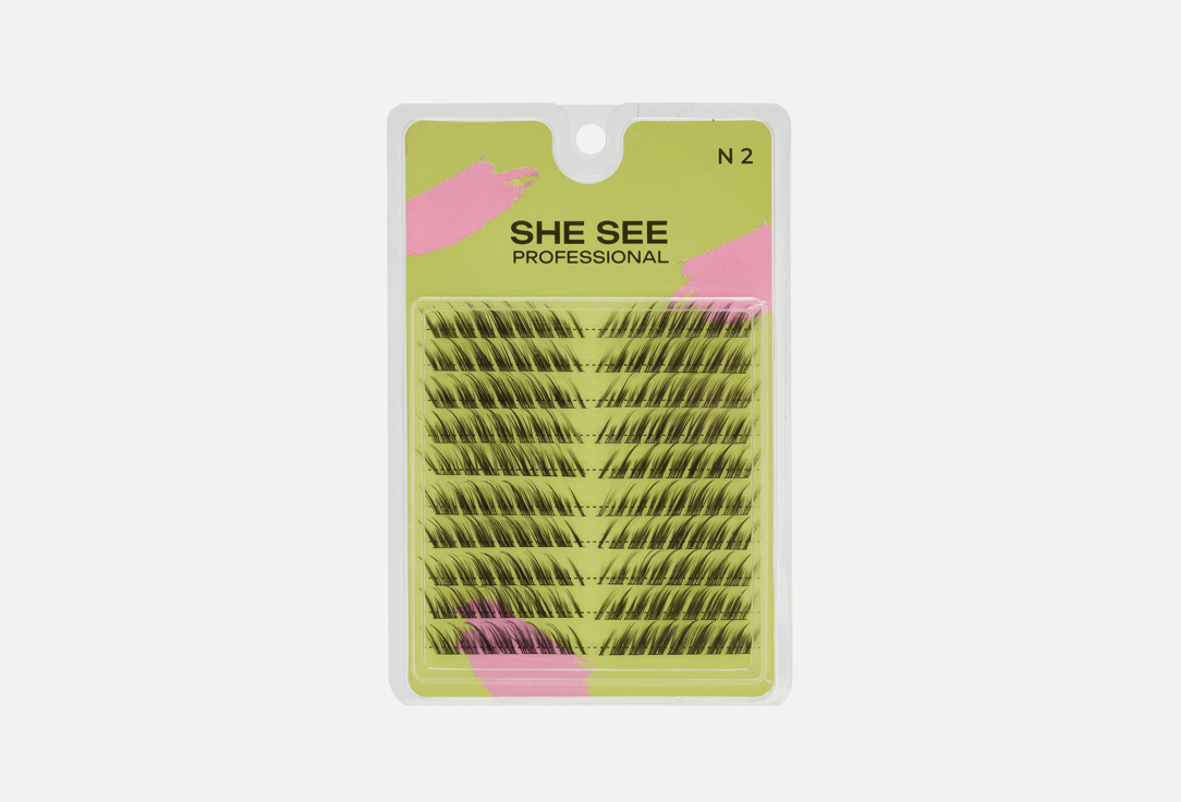 Изображение товара Накладные ресницы пучки SHE SEE false eyelashes Fox