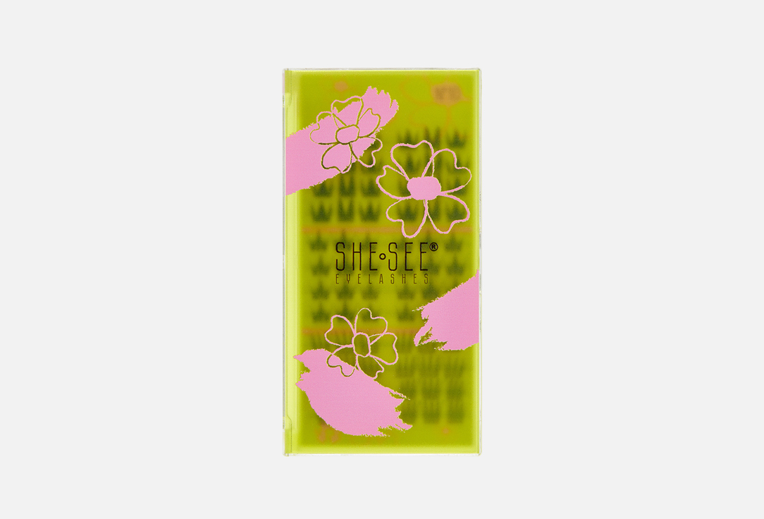 

Накладные ресницы пучки SHE SEE, Черный, False eyelashes Magnolia 72 шт