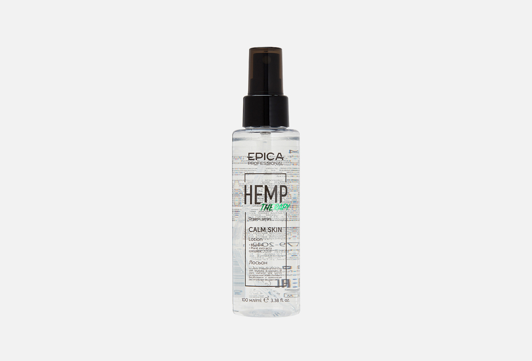 Лосьон для снятия раздражения кожи головы EPICA PROFESSIONAL HEMP THERAPY Organic with hemp seed oil, bisabolol and plant extracts complex 100 мл