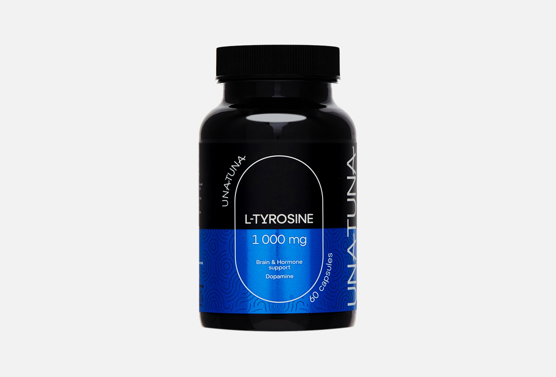 

БАД для поддержки нервной и эндокринной систем UNATUNA, L-Тирозин 500 мг в капсулах 60 шт