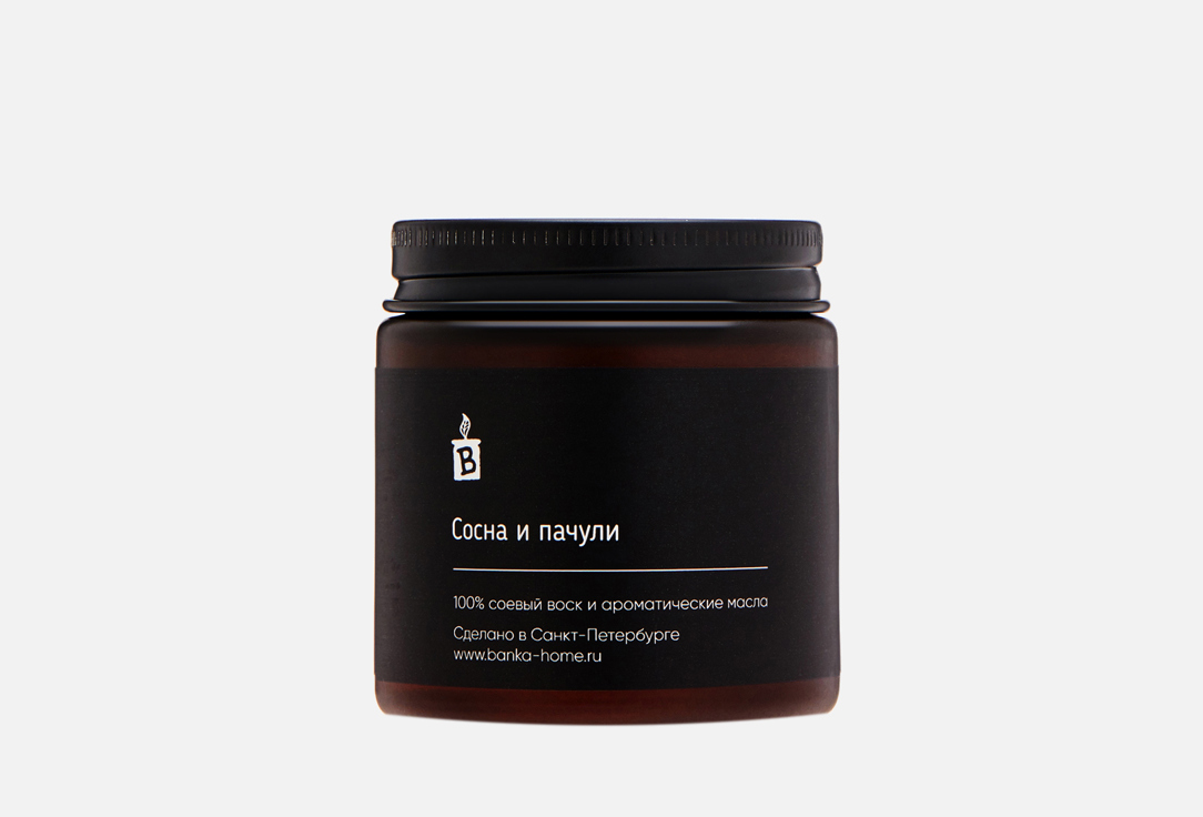 Изображение товара Ароматическая свеча banka_home Сосна и пачули