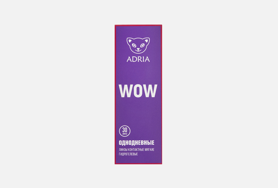 Цветные контактные линзы однодневные ADRIA Wow, 30 шт 0.00 оптическая сила