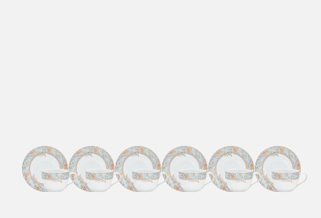 Изображение товара Набор чайный Balsford Бристоль Бернард 12 предметов фарфор с чашками и блюдцами