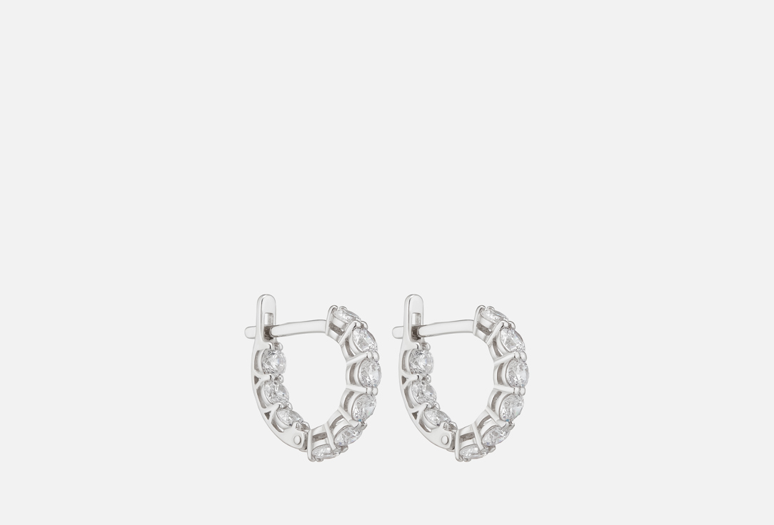 Изображение товара Серьги серебряные Tosya с фианитами 925 пробы для женщин