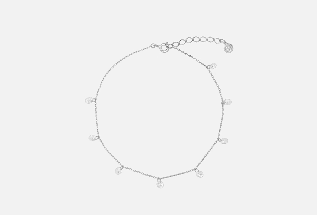 Изображение товара Анклет серебряный the Si с открытыми фианитами