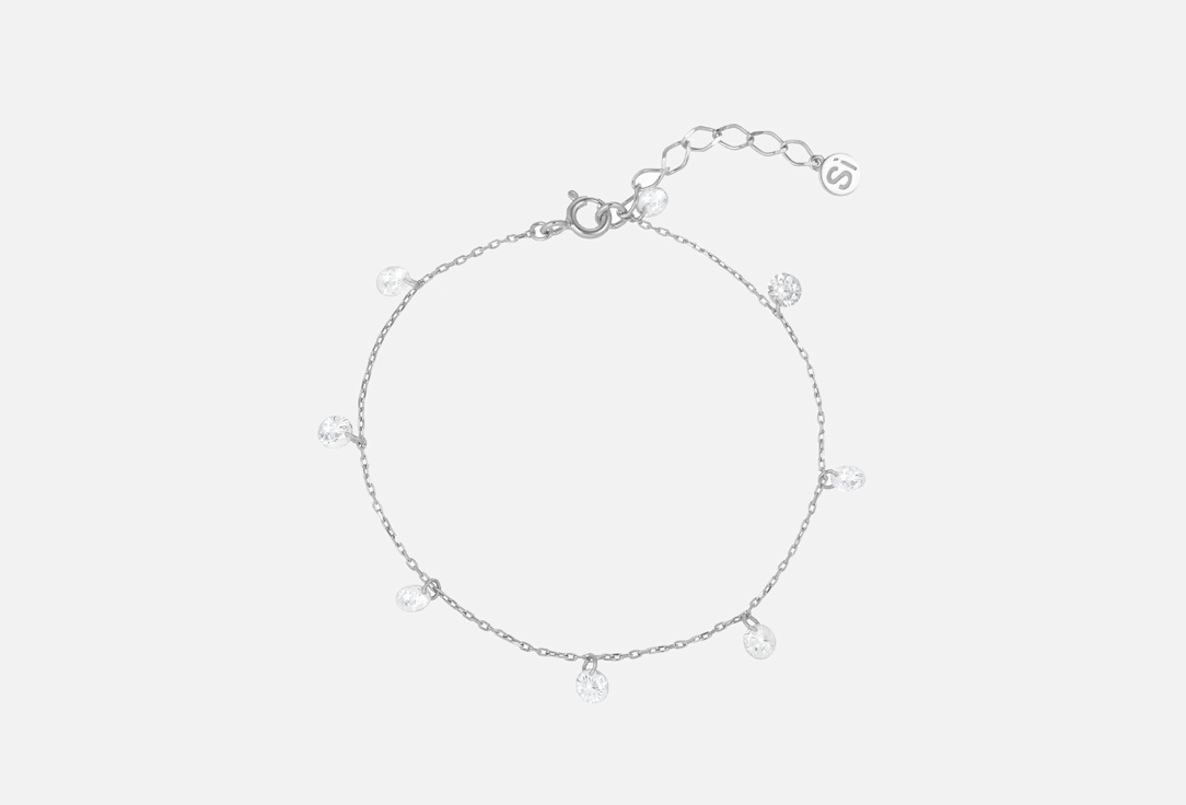 Изображение товара Браслет серебряный the Si с открытыми фианитами