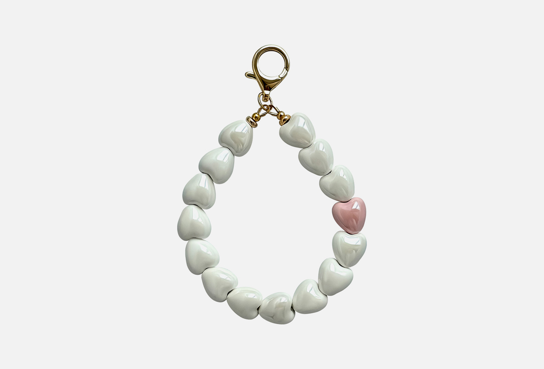 

Подвес на сумку PINKCODE, White heart 1 шт