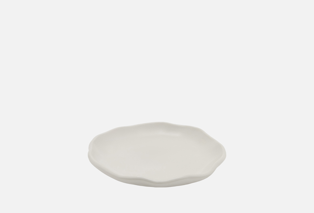 

Поднос-подставка ЛЬНЯНКА HOME, Белый, Для украшений и свечей 18.5 мл