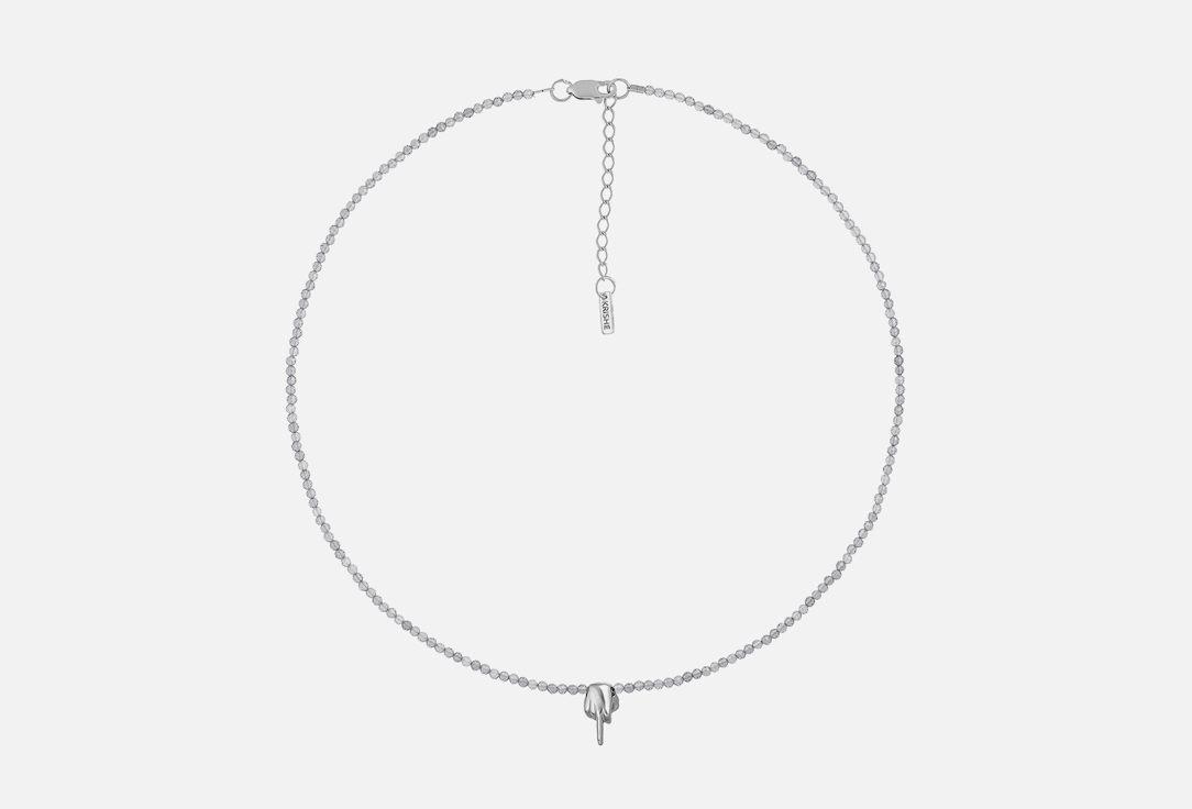 Изображение товара Колье-чокер серебряный KRISHE чокер don't care