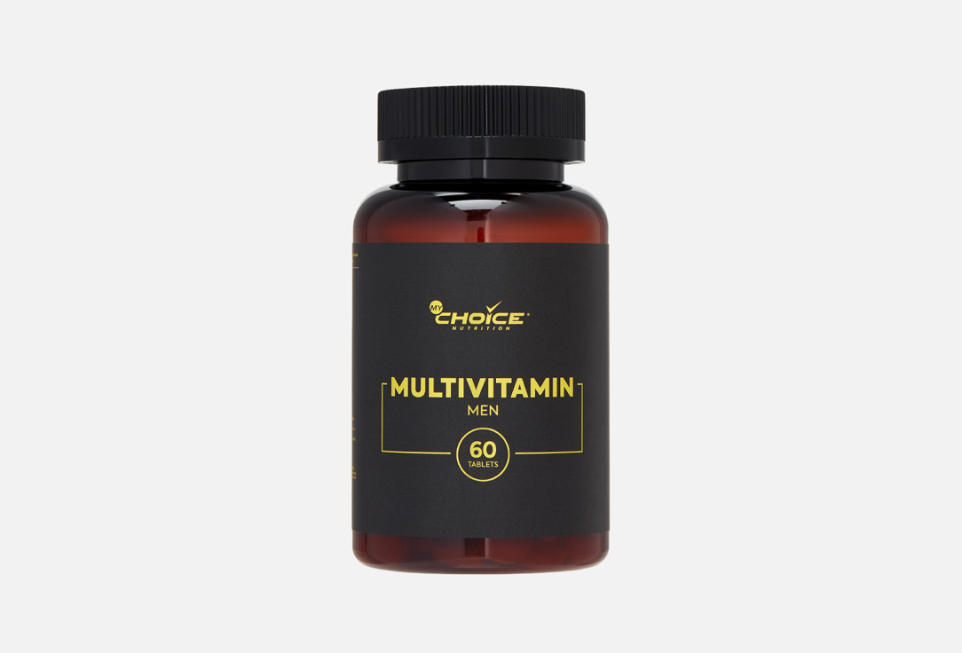 Изображение товара БАД для мужского здоровья MyChoice Nutrition Multivitamin Men Цинк 25 мг, Железно 20 мг в таблетках