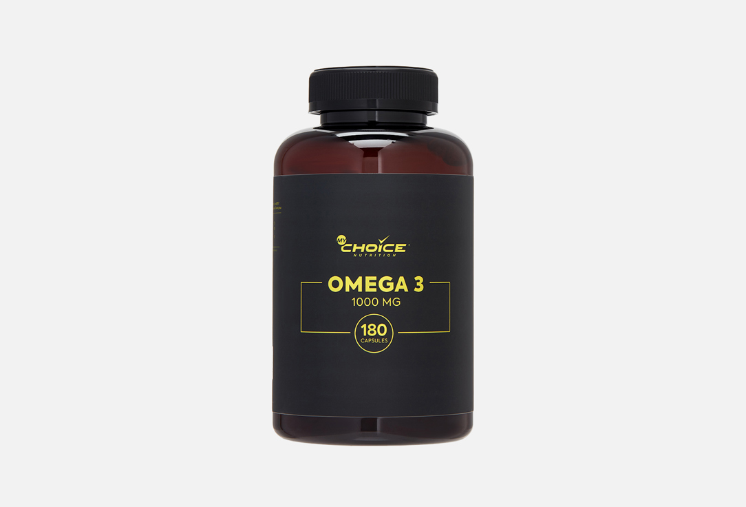 Изображение товара омега-3 MyChoice Nutrition OMEGA 3 fatty acid 1000 мг в капсулах
