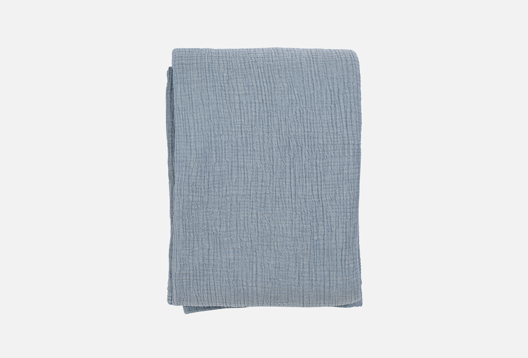 

Покрывало двухстороннее TKANO, Синий, Essential, джинсово-синий, 180x250 1 шт