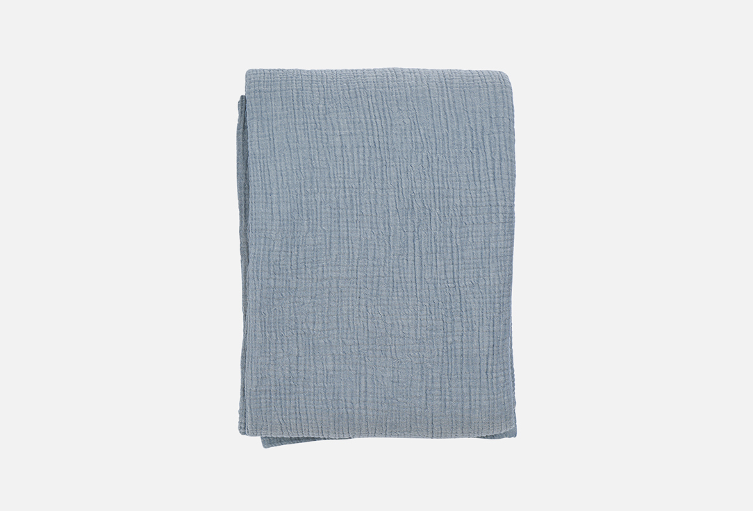 

Покрывало двухстороннее TKANO, Синий, Essential, джинсово-синий, 230x250 1 шт