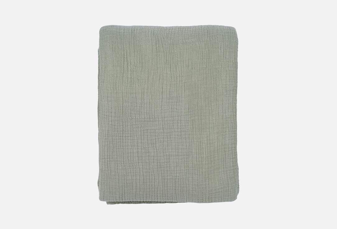 Изображение товара Покрывало двухстороннее Tkano Essential, травянисто-зеленый, 180x250