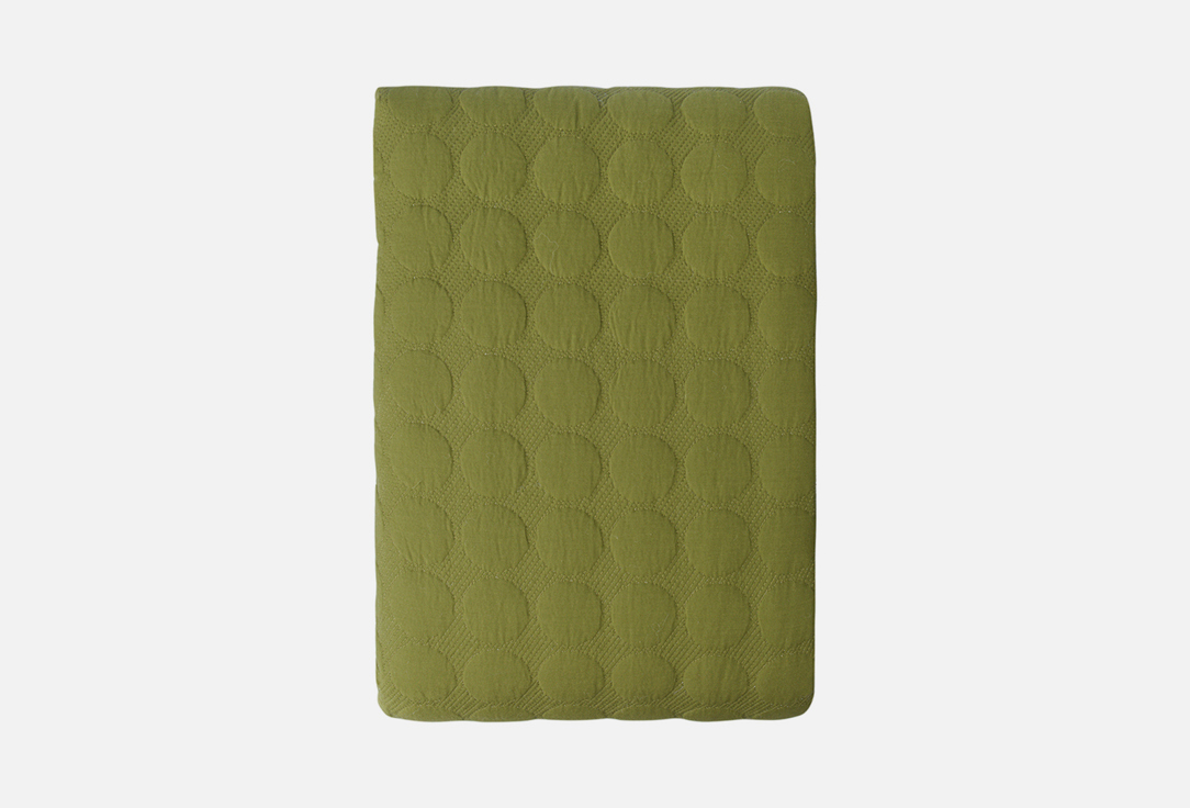 Изображение товара Покрывало Tkano Essential, Solid dots, оливковый, 230x250