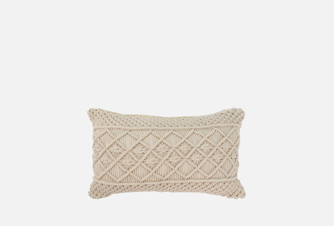 Изображение товара Чехол на подушку Tkano Ethnic, светло-бежевый, 35х60