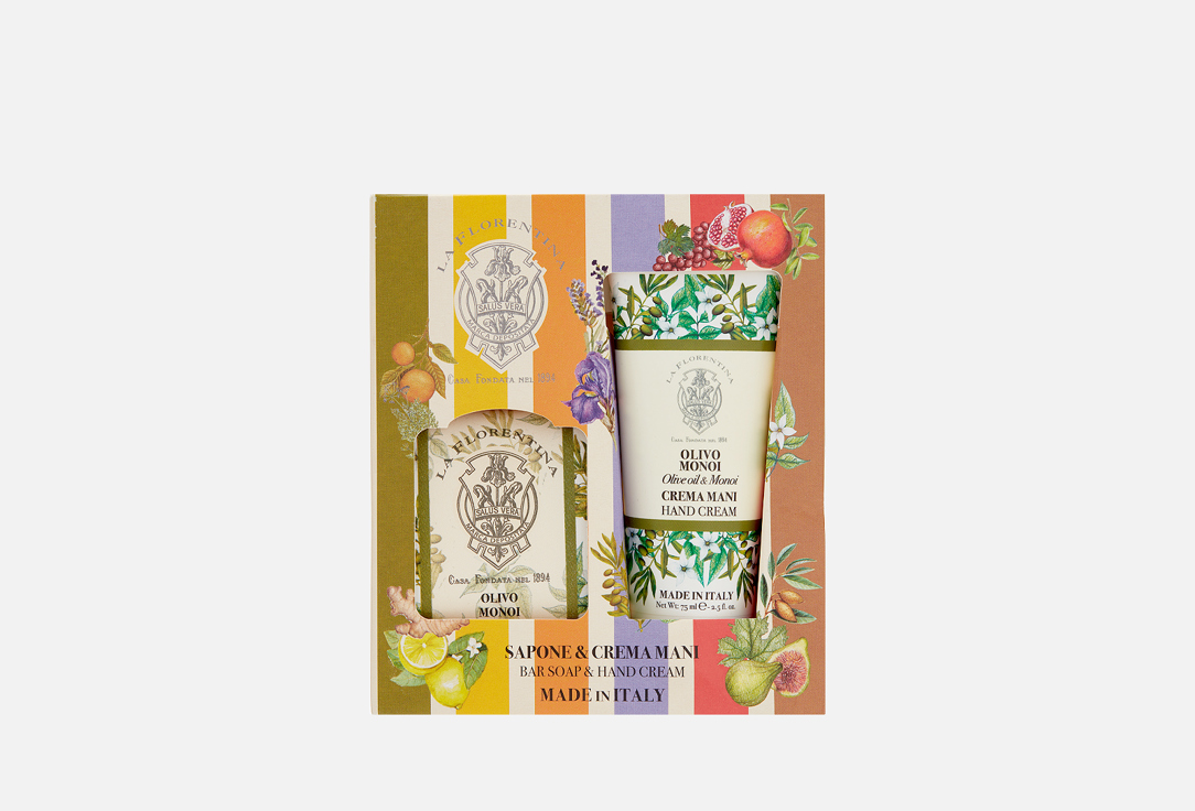 Подарочный набор LA FLORENTINA Olive Oil & Monoi 2 шт